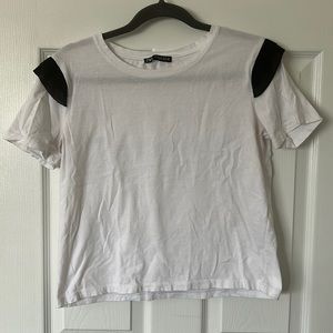 BUNDLE 3/$12 Zara Short Sleeve Tee Shirt with Shoulder Detail